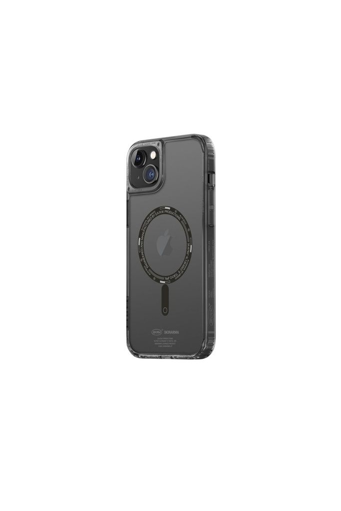 Apple iPhone 14 Plus Uyumlu Kılıf SkinArma Şeffaf Airbag Tasarımlı Magsafe Şarj Özellikli Saido Kapak