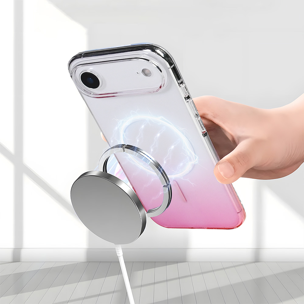 Apple iPhone 17 Air Uyumlu Kılıf M-Safe Şarj Özellikli Zore Septik Silikon Kapak - 7