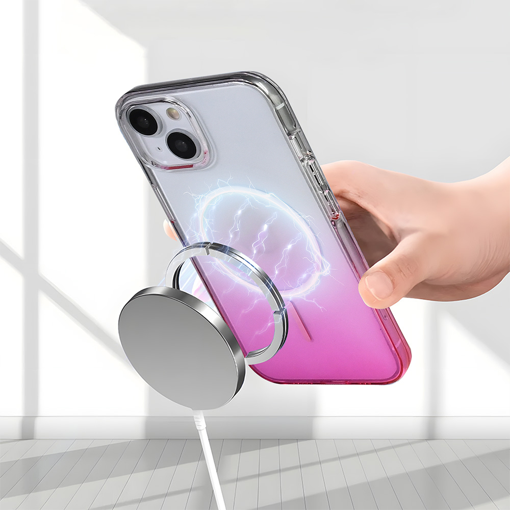 Apple iPhone 15 Uyumlu Kılıf M-Safe Şarj Özellikli Zore Septik Silikon Kapak - 13