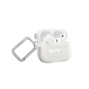Apple Airpods Pro Uyumlu 3 Kılıf Skinarma Transparan Mat Tasarım Kinzoku Kılıf - 1