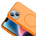 Apple iPhone 13 Uyumlu Kılıf M-safe Şarj Özellikli Zore Tea Kapak - 6