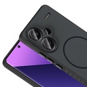 Xiaomi Redmi Note 13 Pro Plus 5G Uyumlu Kılıf M-safe Şarj Özellikli Zore Tea Kapak - 8