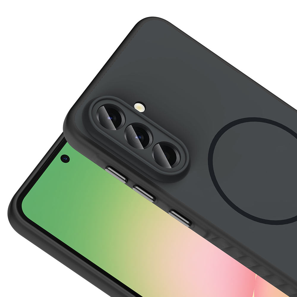 Samsung Galaxy A56 Uyumlu Kılıf M-safe Şarj Özellikli Zore Tea Kapak - 8