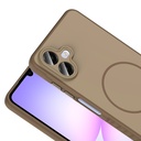 Samsung Galaxy A07 Uyumlu Kılıf M-safe Şarj Özellikli Zore Tea Kapak - 5