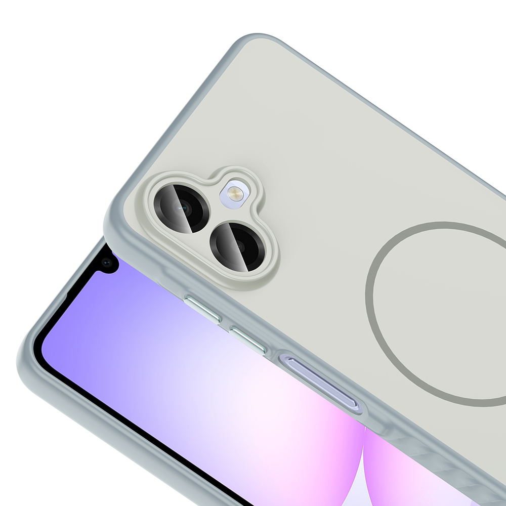 Samsung Galaxy A07 Uyumlu Kılıf M-safe Şarj Özellikli Zore Tea Kapak - 7
