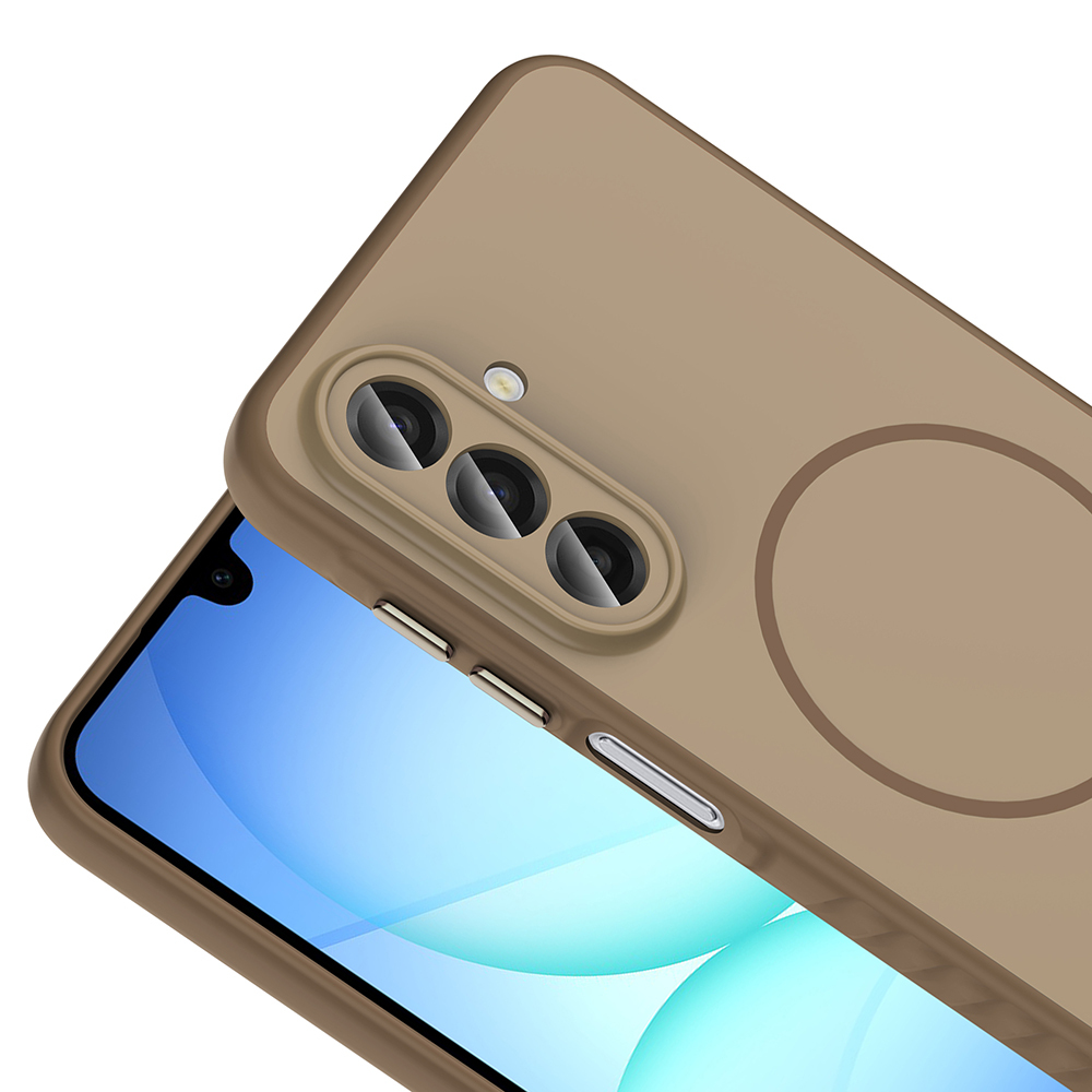 Samsung Galaxy A17 Uyumlu Kılıf M-safe Şarj Özellikli Zore Tea Kapak - 5