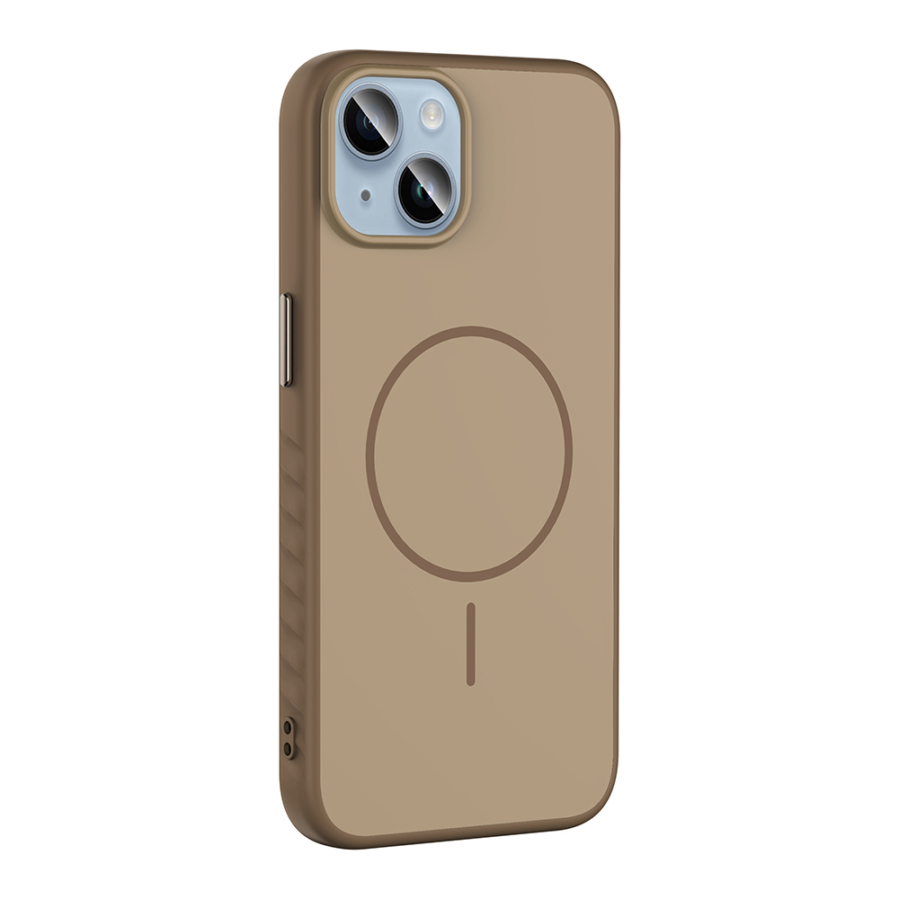 Apple iPhone 14 Uyumlu Kılıf M-safe Şarj Özellikli Zore Tea Kapak - 3