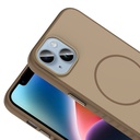Apple iPhone 14 Uyumlu Kılıf M-safe Şarj Özellikli Zore Tea Kapak - 7