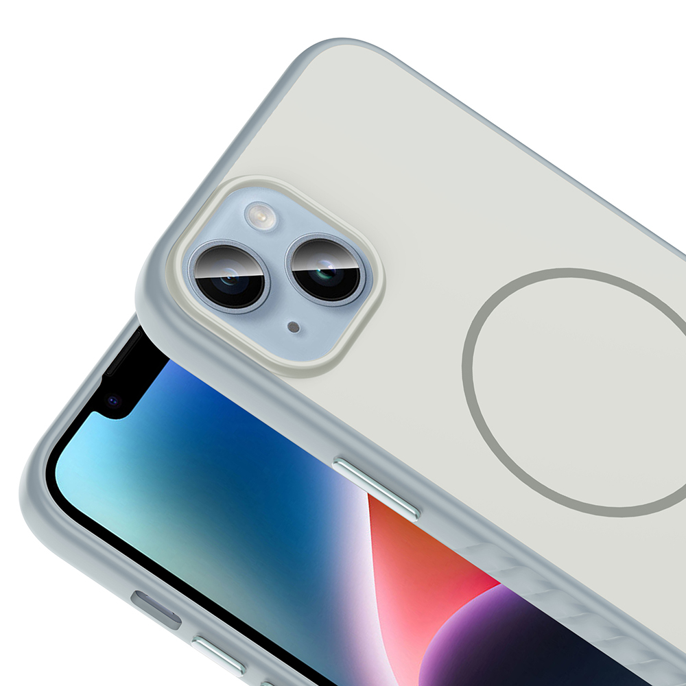 Apple iPhone 14 Uyumlu Kılıf M-safe Şarj Özellikli Zore Tea Kapak - 9