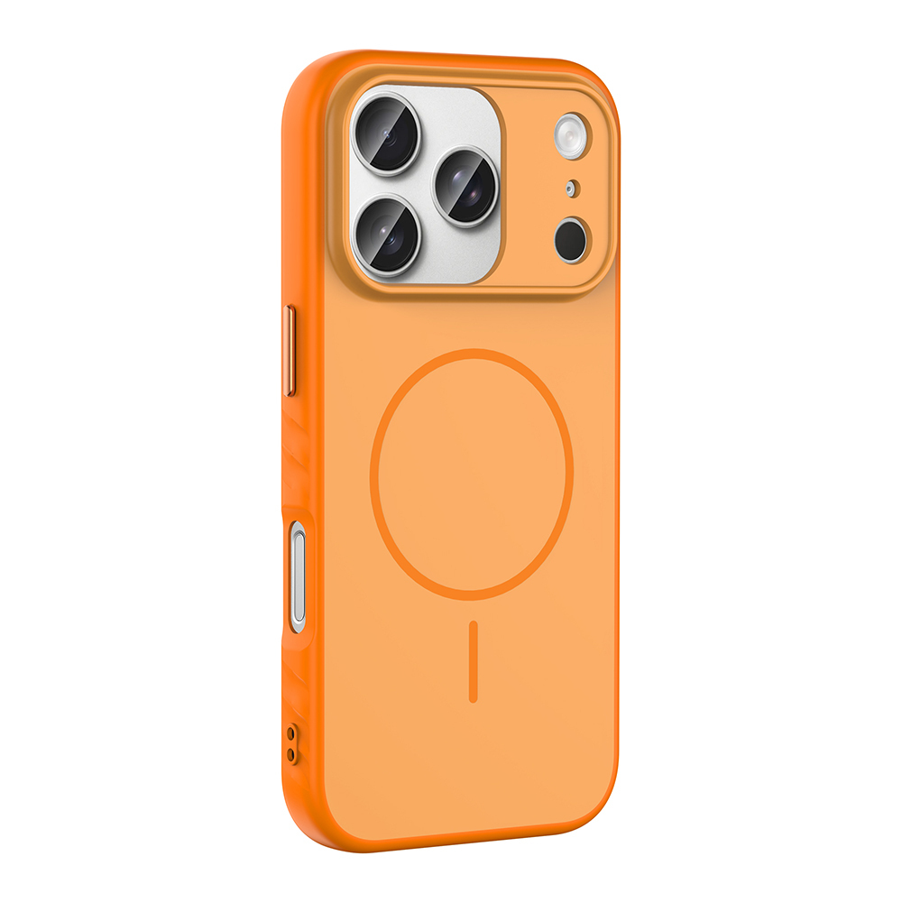 Apple iPhone 17 Pro Max Uyumlu Kılıf M-safe Şarj Özellikli Zore Tea Kapak - 1