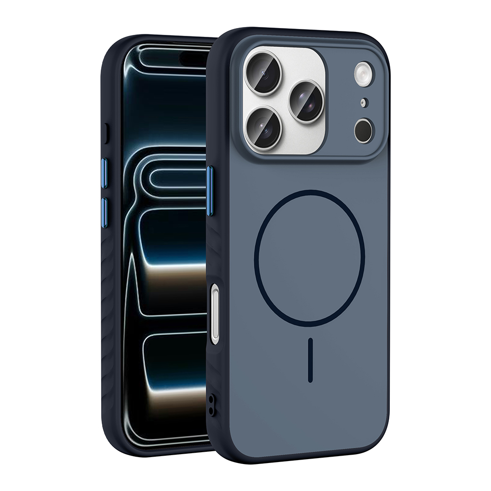 Apple iPhone 17 Pro Max Uyumlu Kılıf M-safe Şarj Özellikli Zore Tea Kapak - 1