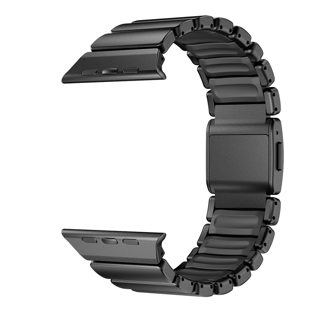 Apple Watch 42mm Uyumlu Zore KRD-152 Titanyum Silikon Kordon - 15