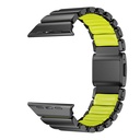 Apple Watch 44mm Uyumlu Zore KRD-152 Titanyum Silikon Kordon - 19