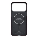 Apple iPhone 17 Pro Max Uyumlu Kılıf M-safe Şarj Özellikli Aramid Fiber Pitaka Tactile Woven Monogram Serisi Kapak - 2
