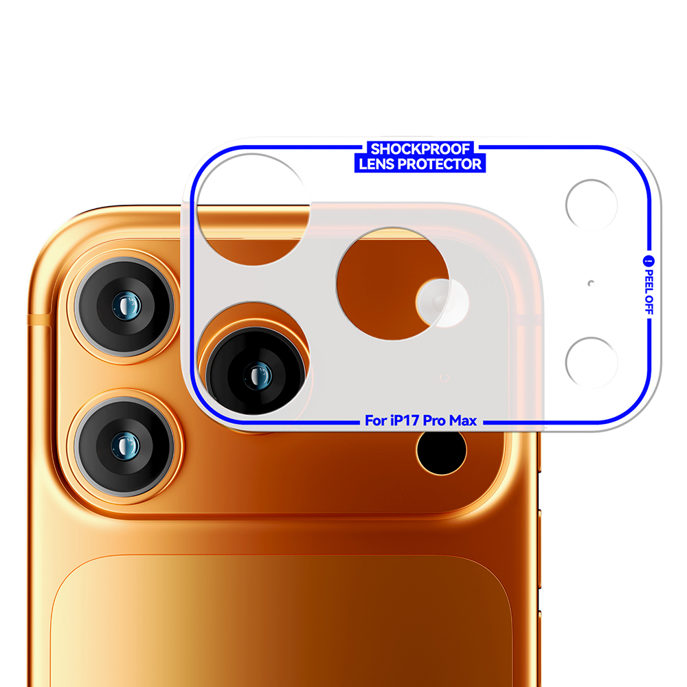 Apple iPhone 17 Pro Uyumlu Mohseven Pet Film Kamera Çerçeve Koruyucu - 2