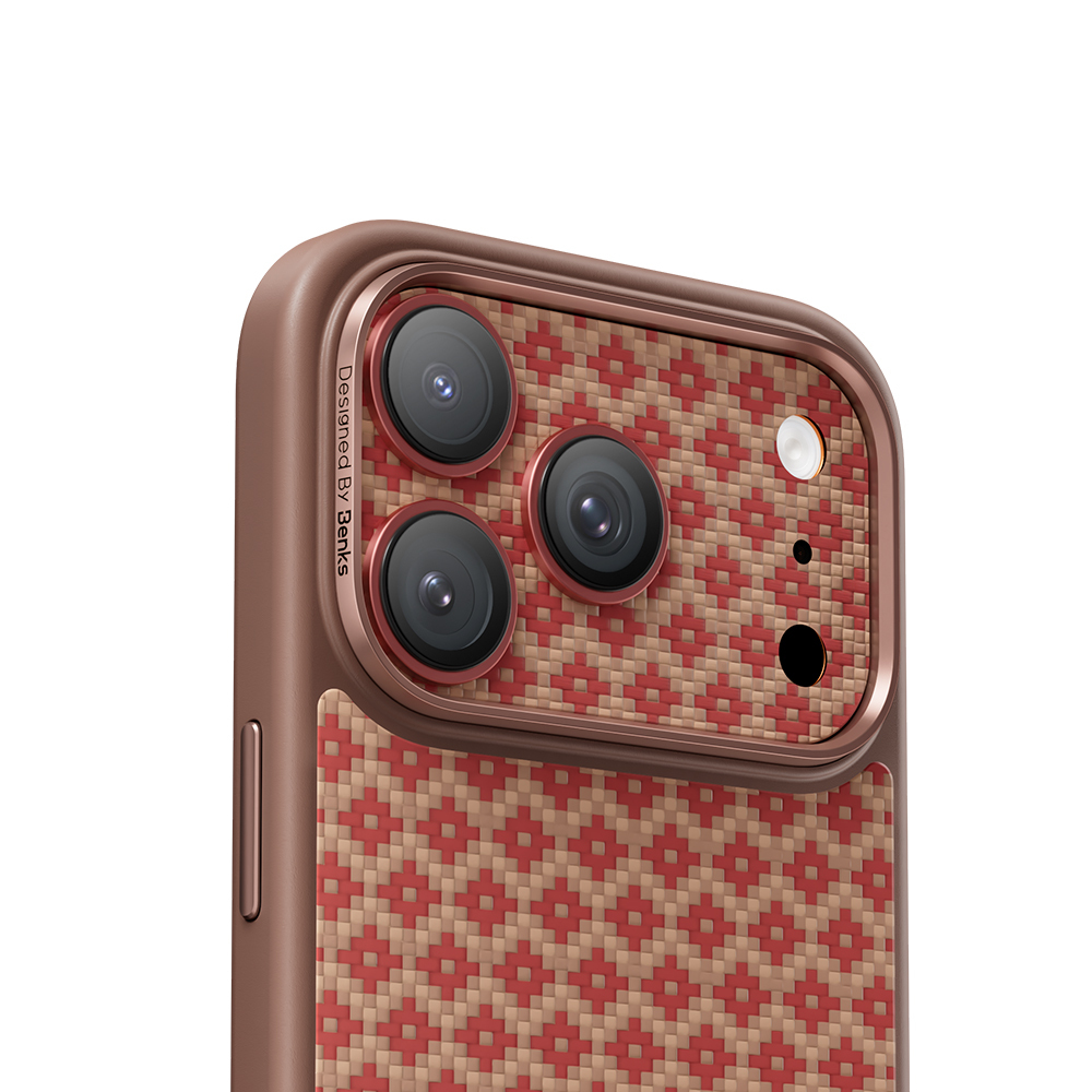 Apple iPhone 17 Pro Uyumlu Benks ArmorWarrior ArmorGrid Serisi Kevlar Kamera Lens Koruyucu - 8