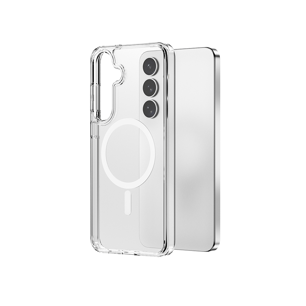 Samsung Galaxy S2 Uyumlu6 Kılıf Wiwu MCC-101 iShield Pro Serisi M-safe Şarj Özellikli Crystal Sert PC Kapak - 2