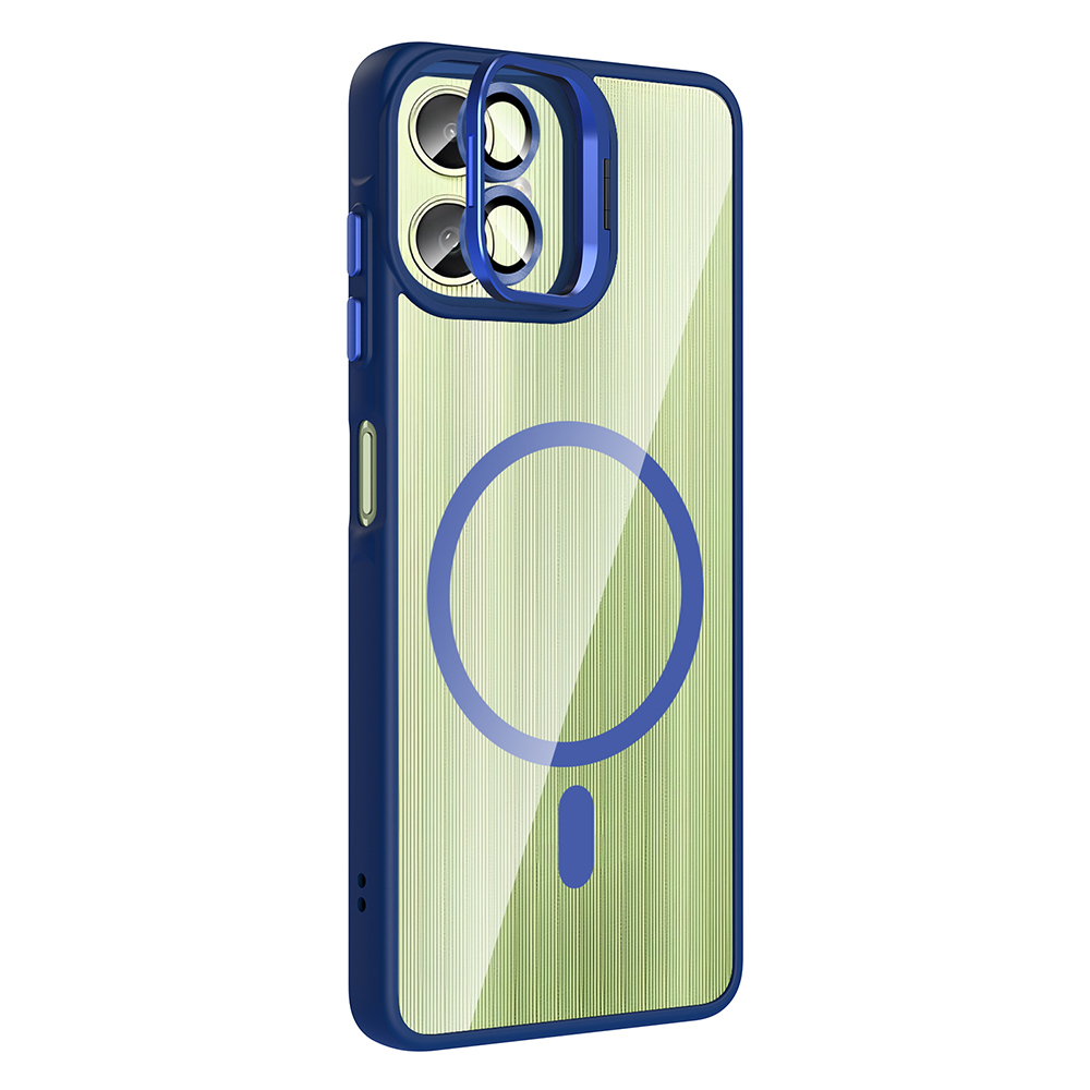 Samsung Galaxy A07 Uyumlu Kılıf Standlı ve Kamera Lens Hediyeli Zore Etro Kapak - 2