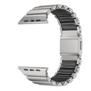 Apple Watch Ultra 49mm Uyumlu Zore KRD-152 Titanyum Silikon Kordon - 22