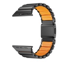 Apple Watch Ultra 49mm Uyumlu Zore KRD-152 Titanyum Silikon Kordon - 23