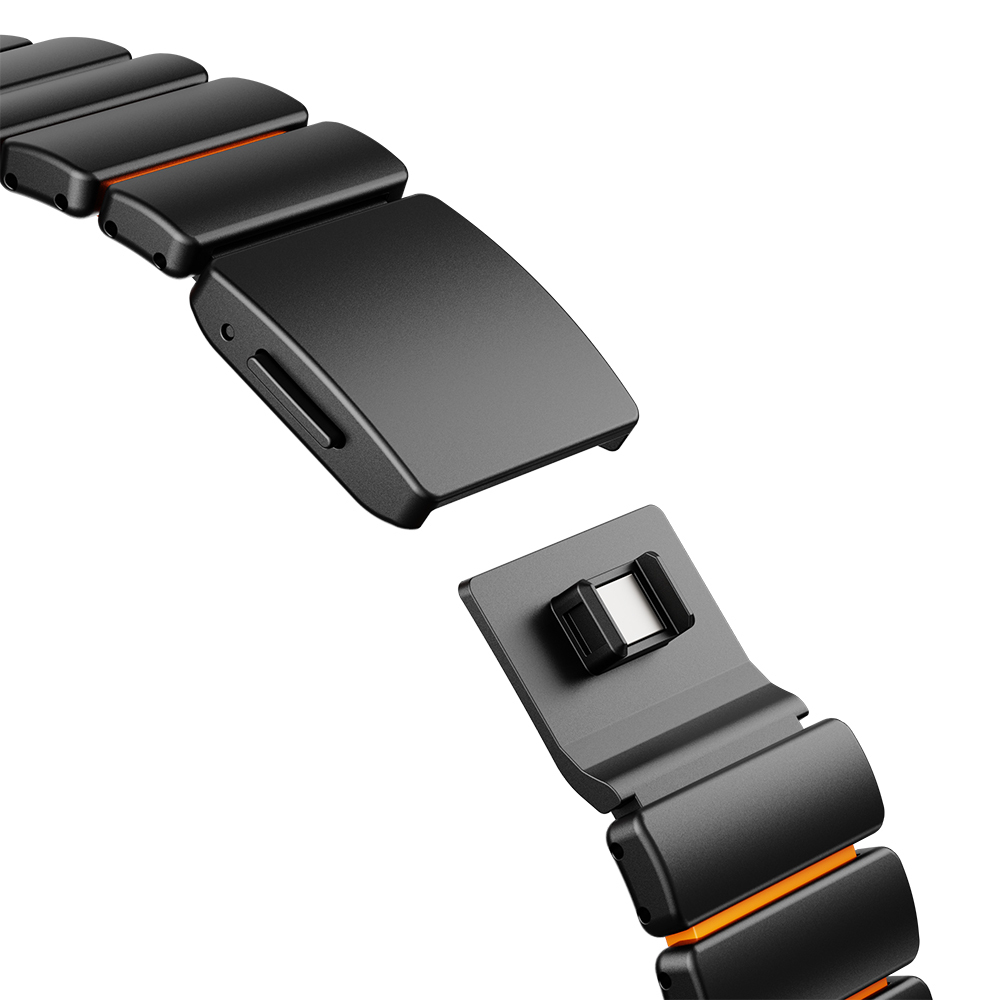 Apple Watch Ultra 49mm Uyumlu Zore KRD-152 Titanyum Silikon Kordon - 29