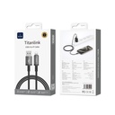 Wiwu Wi-C055 Titanlink Serisi USB-A to Lightning Hızlı Şarj Özellikli Data ve Şarj Kablosu 1M - 3