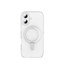 Apple iPhone 17 Uyumlu Kılıf M-safe Şarj Özellikli Wiwu MCC-201 iShield Ultra Serisi Standlı Crystal Sert PC Kapak - 2