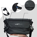 Lenyes LB563 Dreamer Crossbody Serisi Su Geçirmez Deri Tasarımlı Çapraz Vücut Çantası - 5