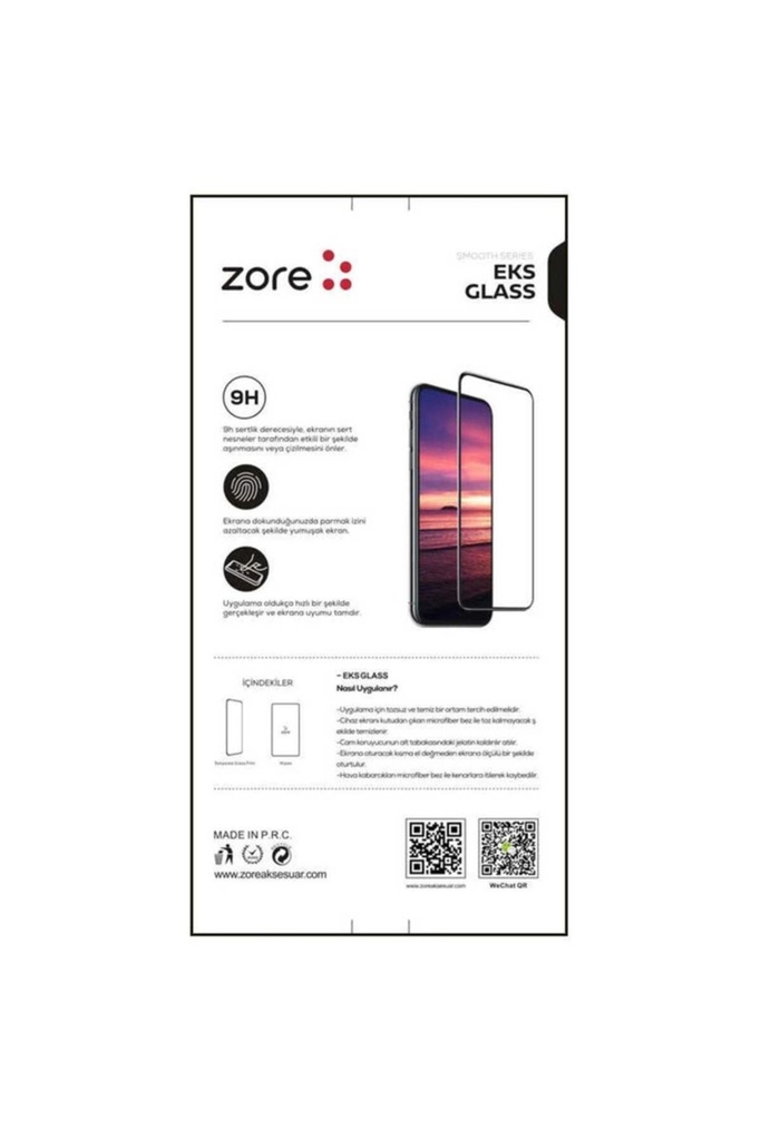 Apple iPhone 13 Uyumlu Zore EKS Cam Ekran Koruyucu