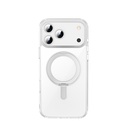 Apple iPhone 17 Pro Uyumlu Kılıf M-safe Şarj Özellikli  Wiwu MCC-201 iShield Ultra Serisi Standlı Crystal Sert PC Kapak - 2