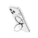 Apple iPhone 17 Pro Uyumlu Kılıf M-safe Şarj Özellikli  Wiwu MCC-201 iShield Ultra Serisi Standlı Crystal Sert PC Kapak - 3