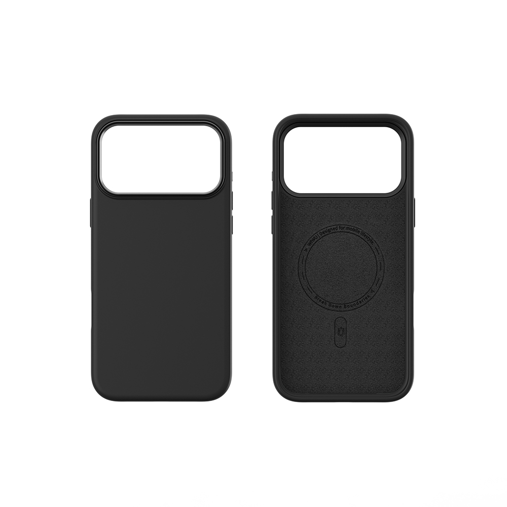 Apple iPhone 17 Pro Uyumlu Kılıf M-safe Şarj Özellikli Wiwu FGG-013 Skin Touch Serisi Kapak - 2