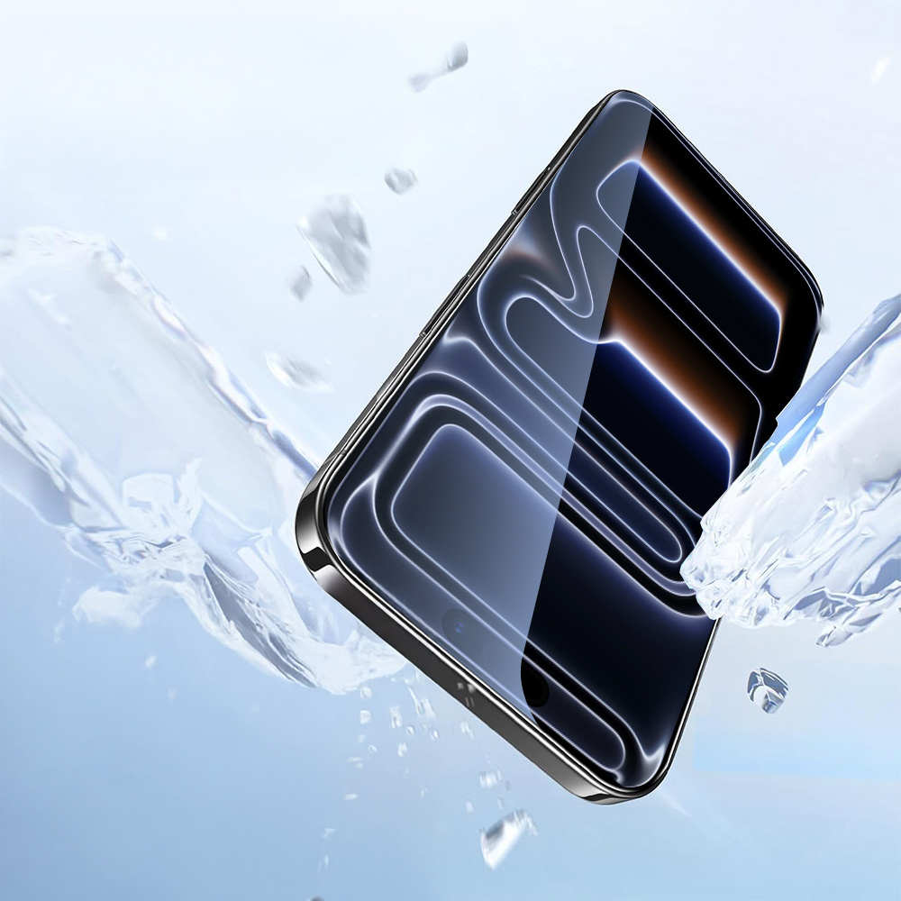 Apple iPhone 17 Pro Uyumlu Zore 2.5D Oliv HD Temperli Cam Ekran Koruyucu + Kolay Uygulama Aparatı - 5