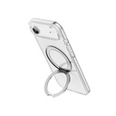 Apple iPhone 17 Air Uyumlu Kılıf M-safe Şarj Özellikli Wiwu MCC-201 iShield Ultra Serisi Standlı Crystal Sert PC Kapak - 3