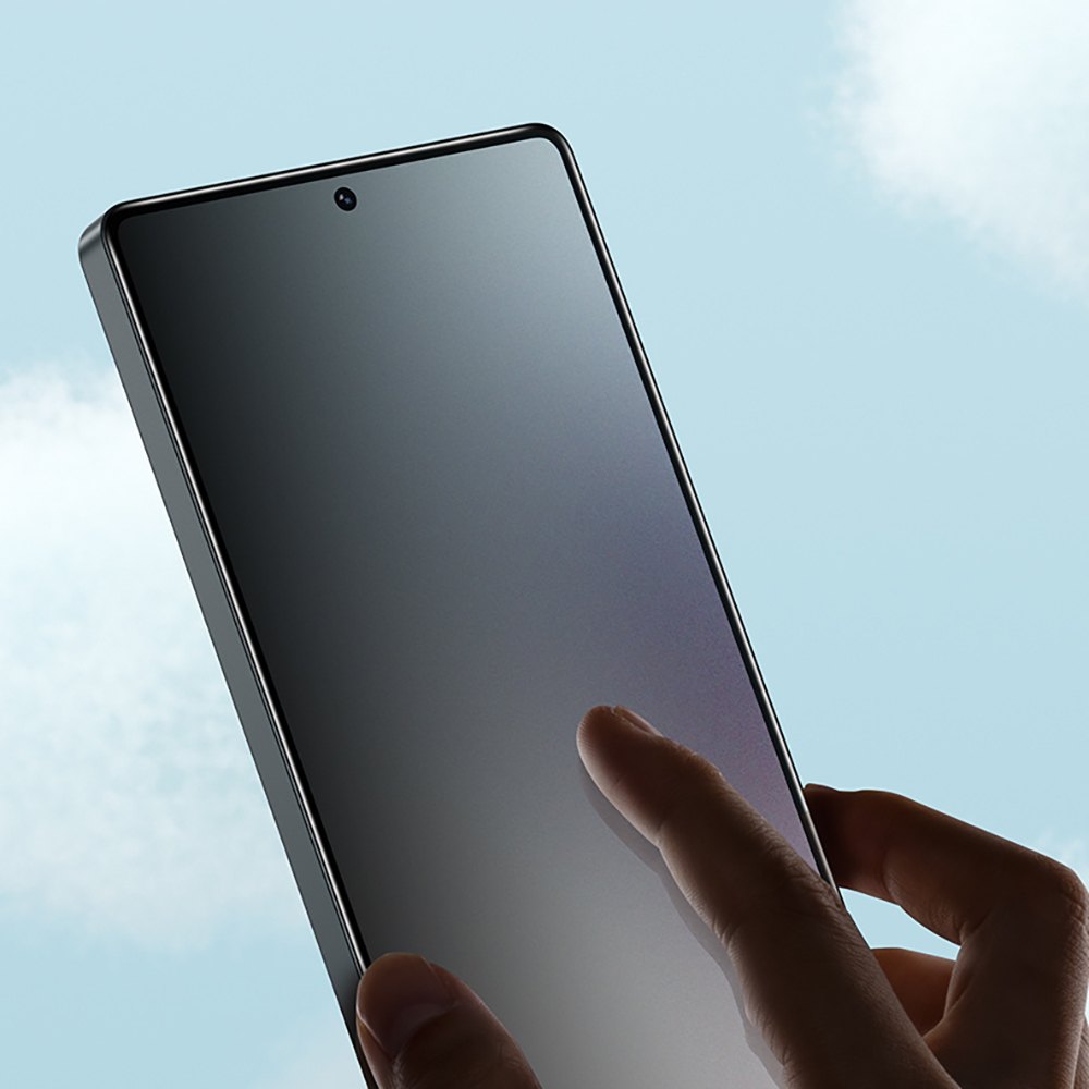 Samsung Galaxy S25 Ultra Uyumlu Hidrofobik Ve Oleofobik Özellikli Benks 0.3mm Privacy Air Shield Ekran Koruyucu 10'lu Paket - 7