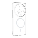 Xiaomi 15 Ultra Uyumlu Kamera Korumalı M-Safe Şarj Özellikli Şeffaf Zore London Sert PC Kapak - 1