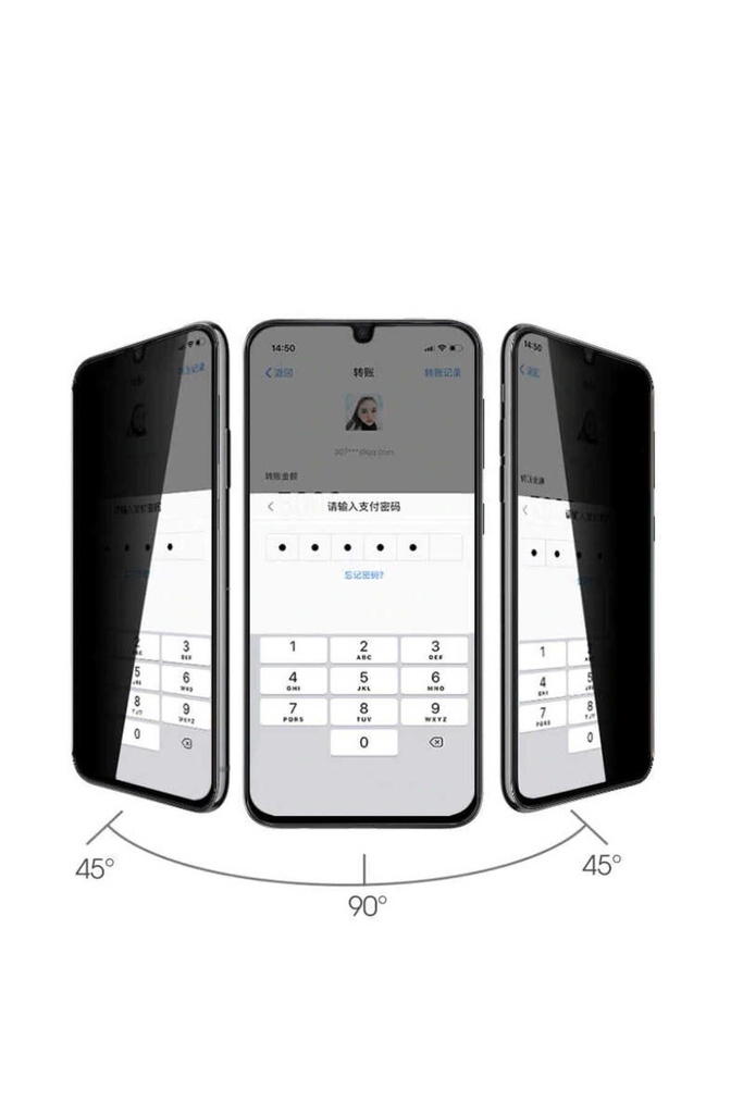 Samsung Galaxy A24 Uyumlu Davin 5D Privacy Cam Ekran Koruyucu