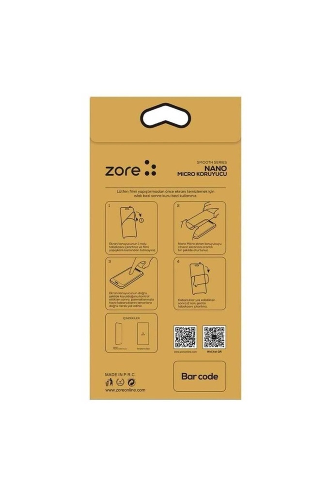 General Mobile 21 Plus Uyumlu Zore Nano Micro Temperli Ekran Koruyucu