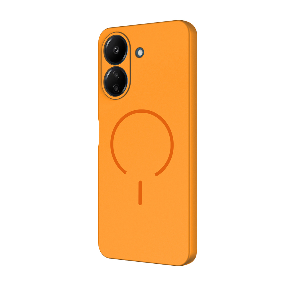 Xiaomi Redmi 13C Uyumlu Kılıf M-safe Şarj Özellikli Zore Meta Kapak - 3