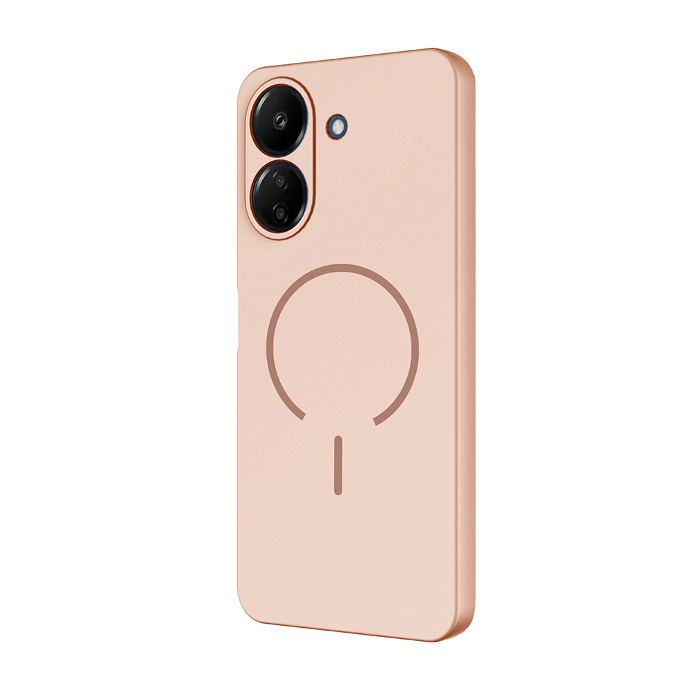 Xiaomi Redmi 13C Uyumlu Kılıf M-safe Şarj Özellikli Zore Meta Kapak - 4