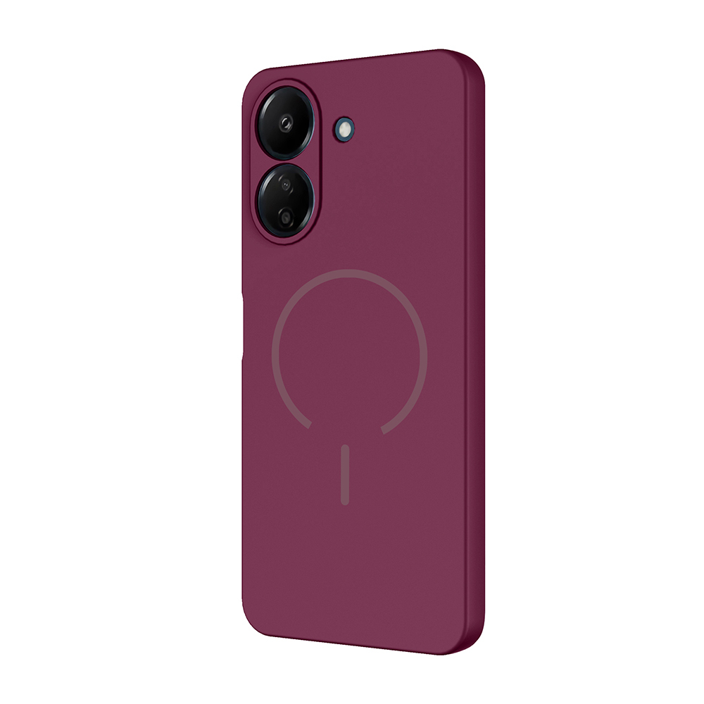 Xiaomi Redmi 13C Uyumlu Kılıf M-safe Şarj Özellikli Zore Meta Kapak - 5