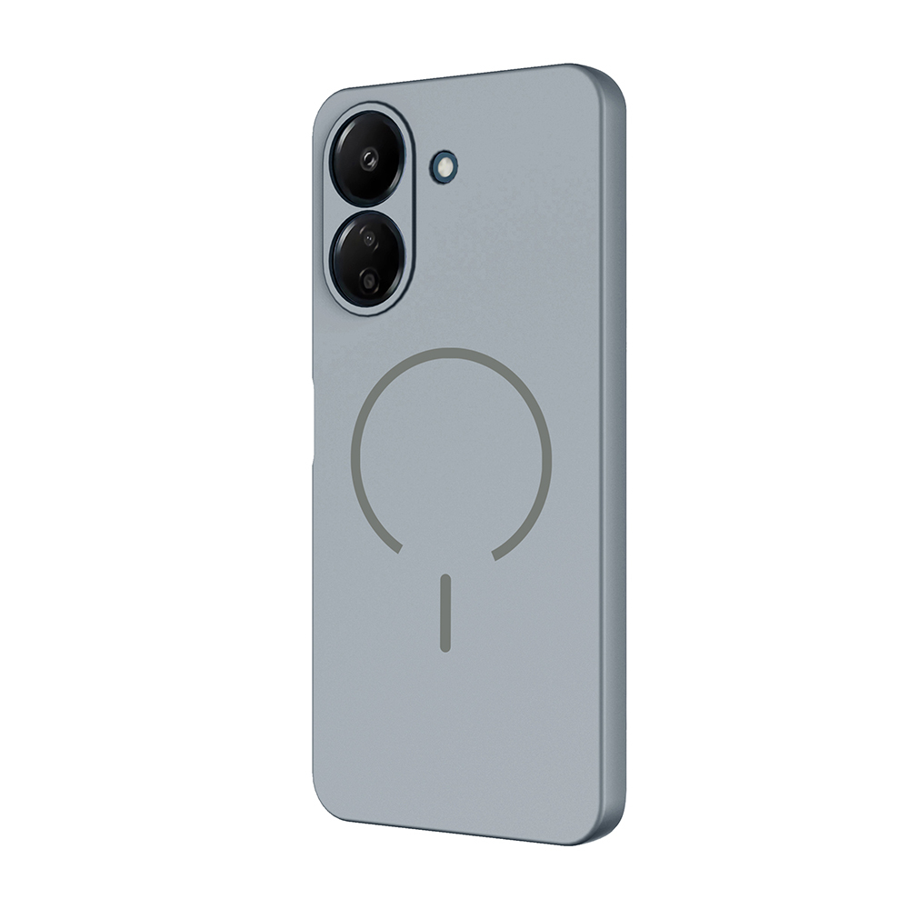 Xiaomi Redmi 13C Uyumlu Kılıf M-safe Şarj Özellikli Zore Meta Kapak - 6