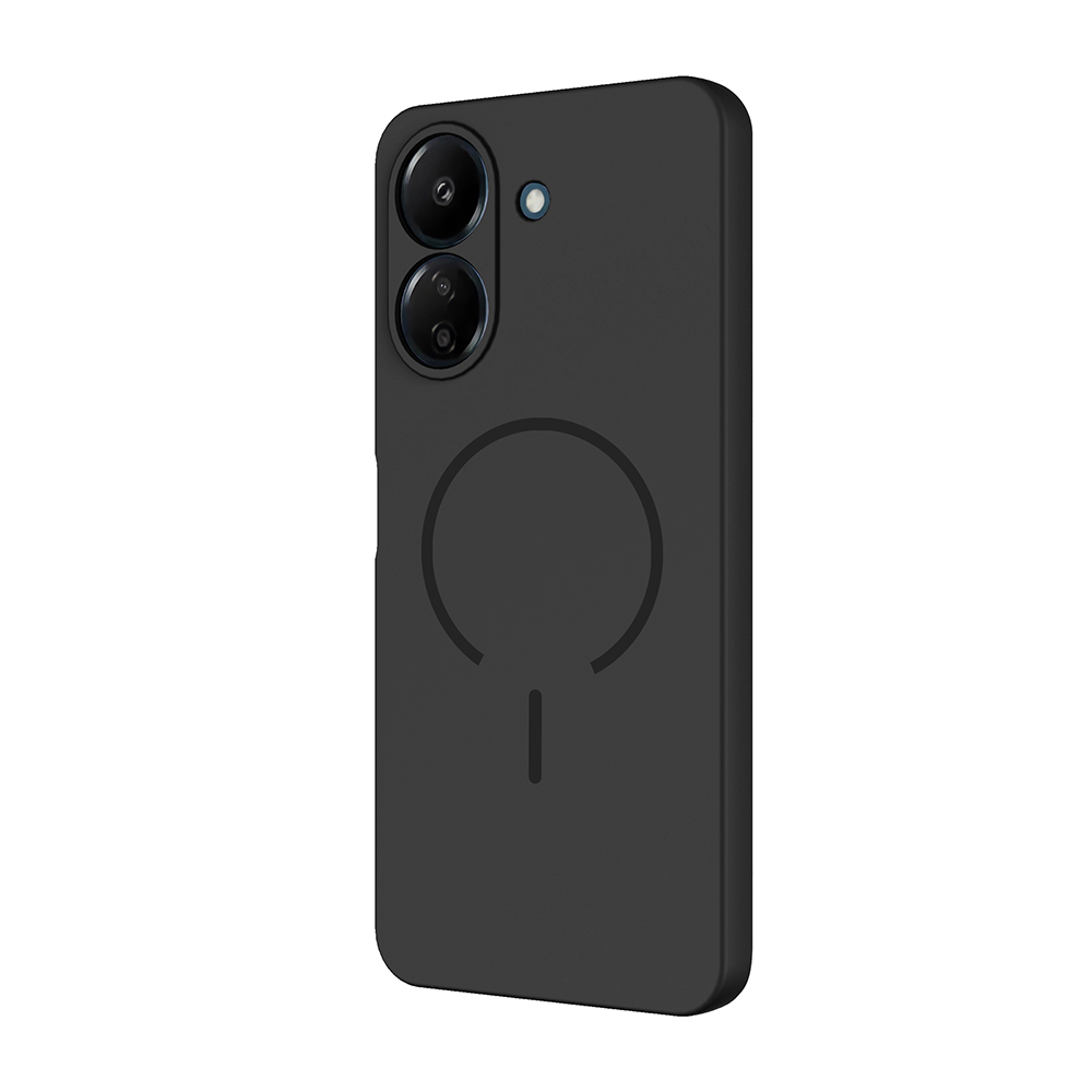 Xiaomi Redmi 13C Uyumlu Kılıf M-safe Şarj Özellikli Zore Meta Kapak - 7