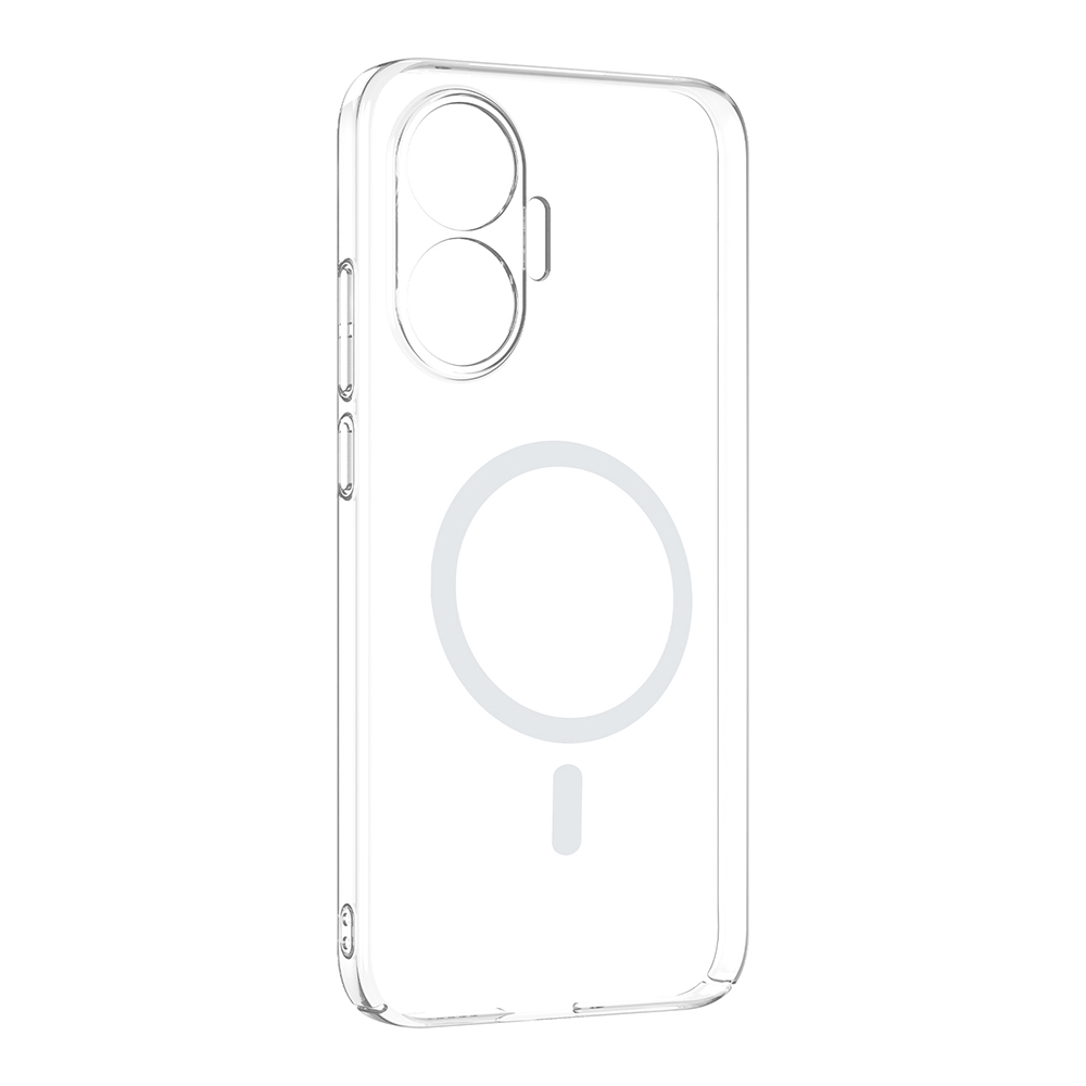 Xiaomi Poco F7 Pro Uyumlu Kamera Korumalı M-Safe Şarj Özellikli Şeffaf Zore London Sert PC Kapak - 1