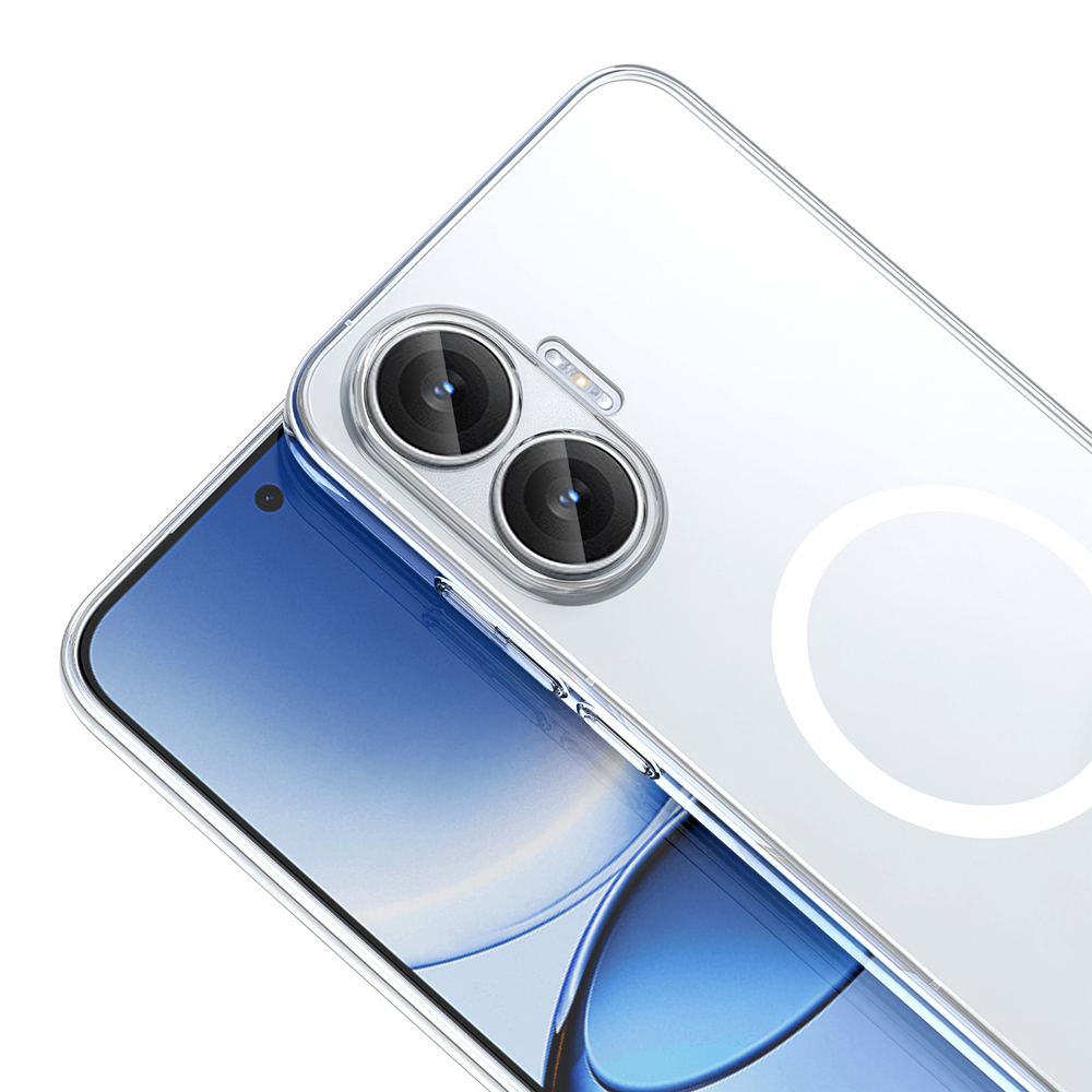 Xiaomi Poco F7 Pro Uyumlu Kamera Korumalı M-Safe Şarj Özellikli Şeffaf Zore London Sert PC Kapak - 2