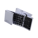 Lenyes WK110 Sessiz Tuş Tasarımlı Num Touch Pad Özellikli Katlanabilir Bluetooth Bağlantılı Kablosuz Klavye - 4