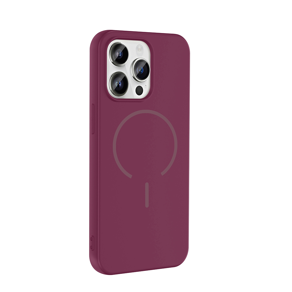 Apple iPhone 14 Pro Max Uyumlu Kılıf M-safe Şarj Özellikli Zore Meta Kapak - 5