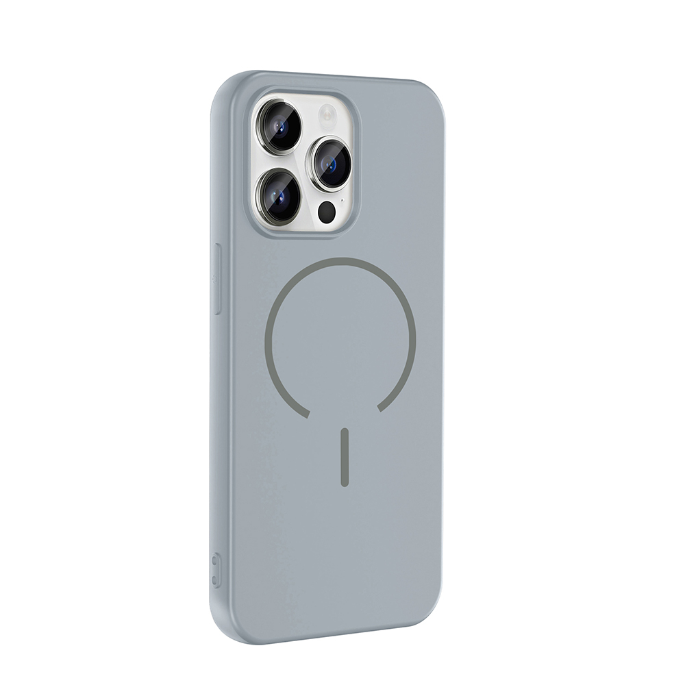Apple iPhone 14 Pro Max Uyumlu Kılıf M-safe Şarj Özellikli Zore Meta Kapak - 6