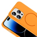 Apple iPhone 14 Pro Max Uyumlu Kılıf M-safe Şarj Özellikli Zore Meta Kapak - 10