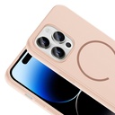 Apple iPhone 14 Pro Max Uyumlu Kılıf M-safe Şarj Özellikli Zore Meta Kapak - 11